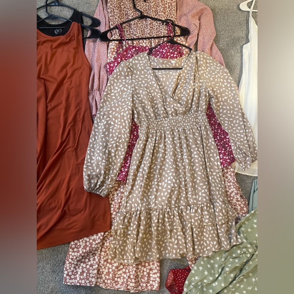 SHEIN brown dress